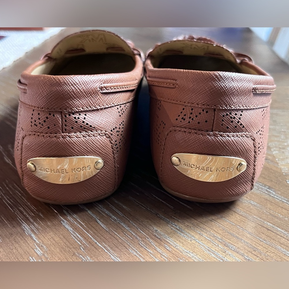 Michael Kors flats women’s Size 7 brown logo - Picture 5 of 8